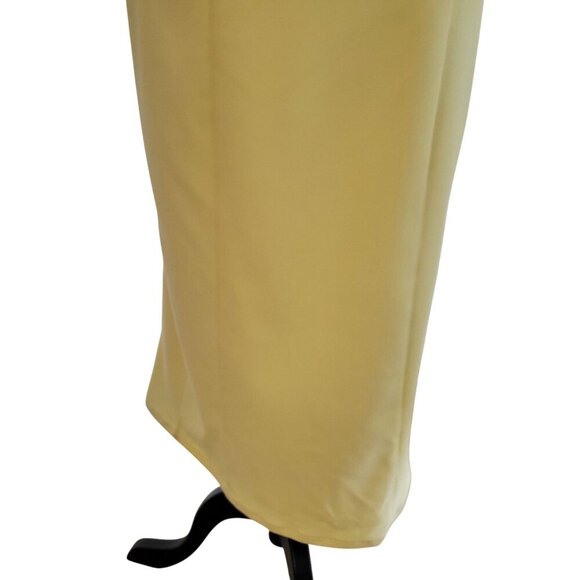 Revolve Camila Coelho Aaliyah Sleeveless Midi Dress Butter Yellow Stretch US -S - Picture 9 of 11